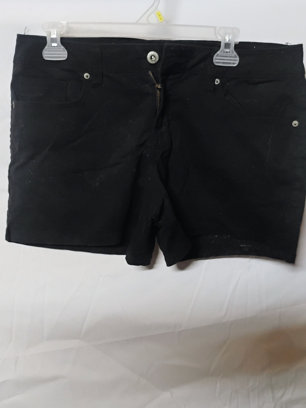 Faded Glory Black High Waist Stretch Shorts